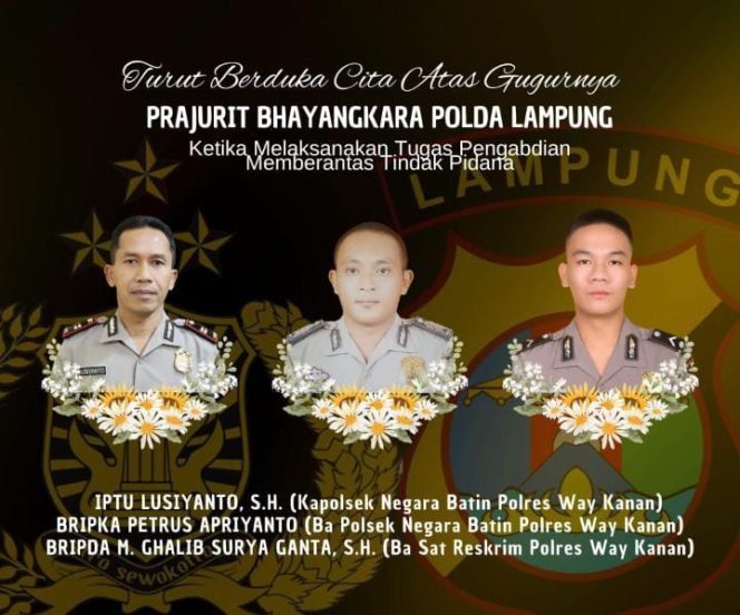 
					Kepolisian Res Way Kanan Bekuk Arena Sabung Ayam, Kapolsek Negara Batin Meninggal Dunia