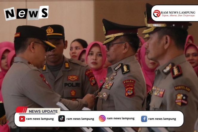 
					Mutasi Jabatan, Polda Lampung Gelar Sertijab Sejumlah Pejabat Utama dan Kapolres