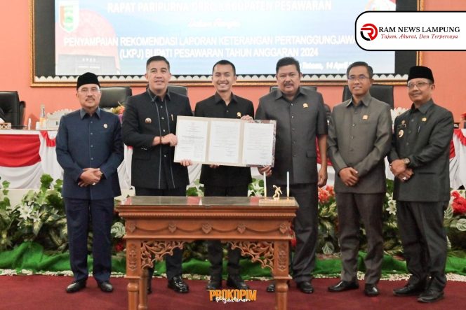 
					DPRD Pesawaran Sampaikan Rekomendasi atas LKPJ Bupati Tahun Anggaran 2024