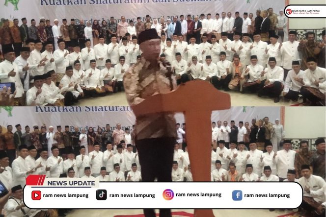 
					Halal Bihalal Sungkay Bunga Mayang, Mirza Tegaskan Komitmen Bangun Lampung