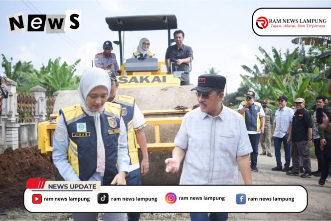 
					Groundbreaking Ruas Jalan Gedong Tataan–Kedondong, Dorong Pertumbuhan Ekonomi Pesawaran