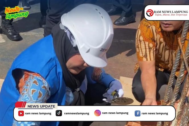 
					Walikota Bandar Lampung Letakkan Batu Pertama Tahap Kedua Pembangunan Gedung Satlantas dan Satintelkam Polresta Bandar Lampung