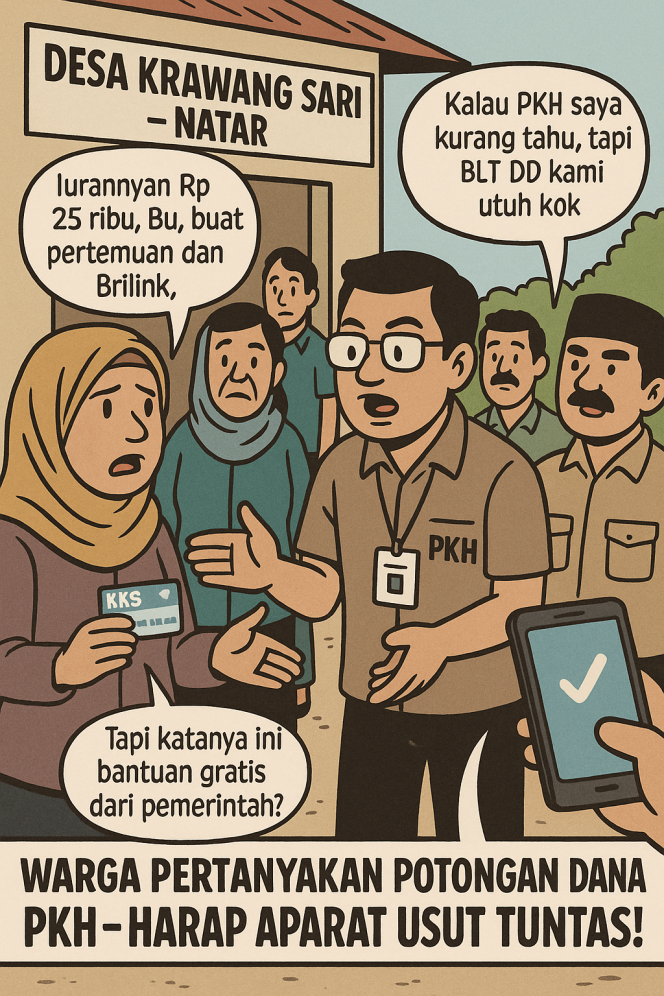 
					Diduga Lakukan Pungli, Pendamping PKH Desa Krawang Sari Jadi Sorotan