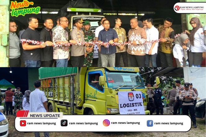 
					Logistik Kotak Suara PSU Pesawaran Disalurkan ke 11 Kecamatan