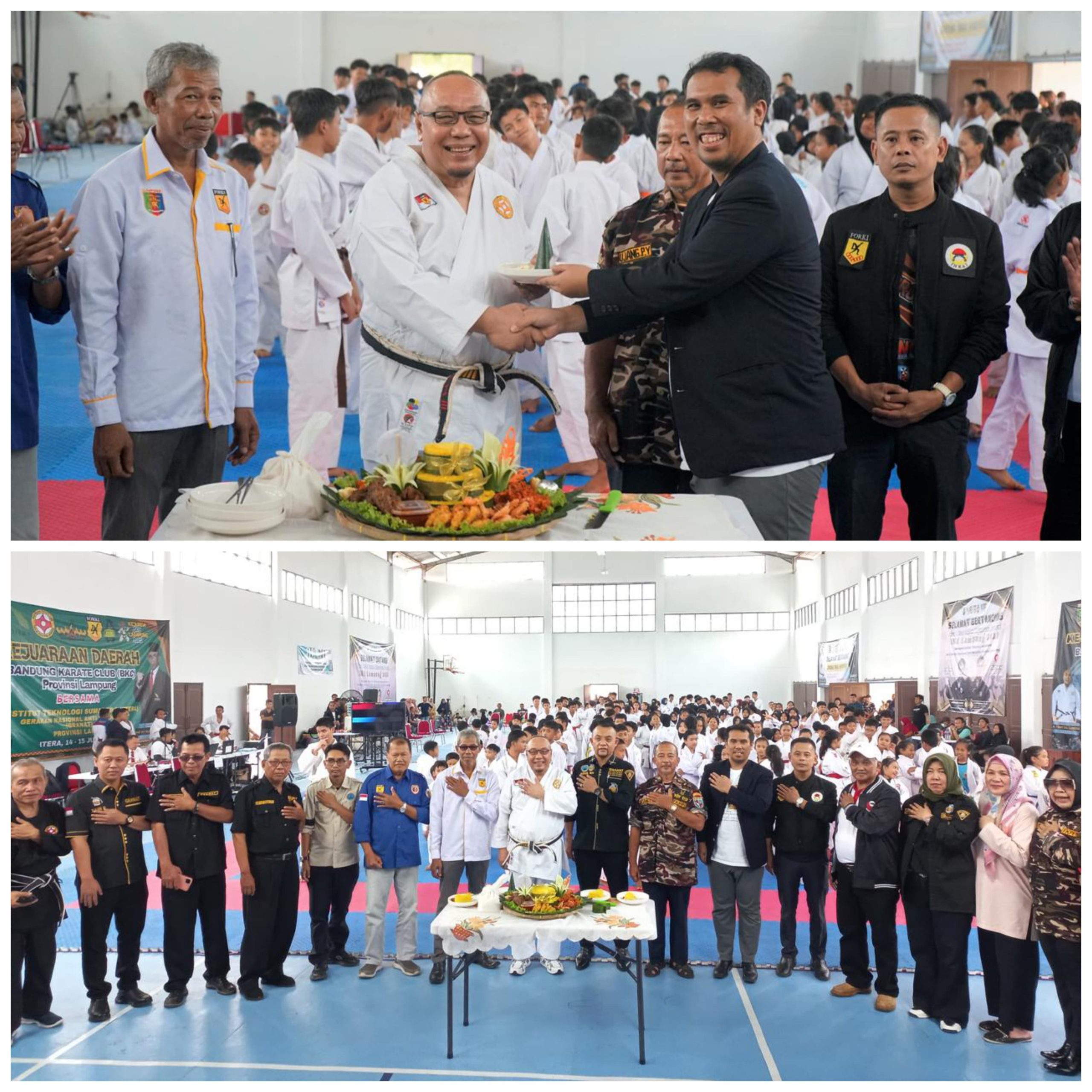 Kejurda Karate BKC Lampung 2025 Resmi Dibuka di ITERA