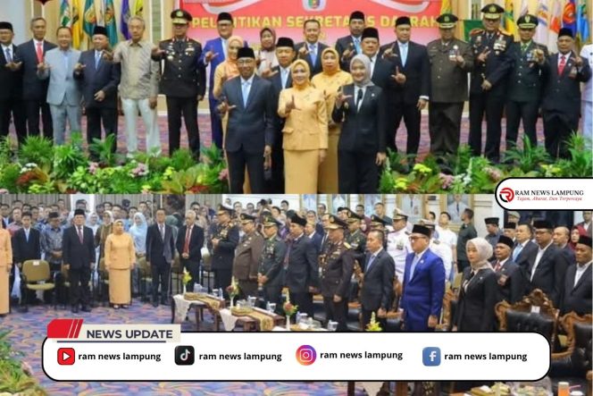 
					Wakapolda Lampung Hadiri Pelantikan Sekda Provinsi Lampung