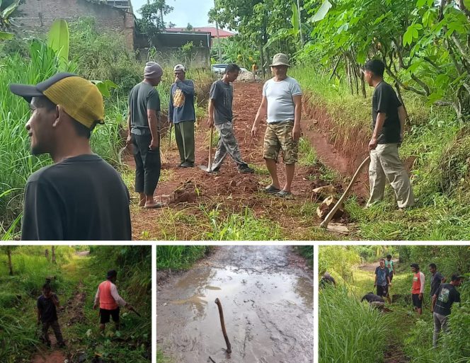 
					Warga Persada 4 Kemiling Raya Gotong Royong Bersihkan Rumput dan Perbaiki Jalan