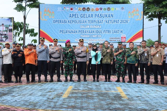 
					Jelang Mudik Lebaran, Polres Pesawaran Gelar Apel Operasi Ketupat Krakatau 2026”