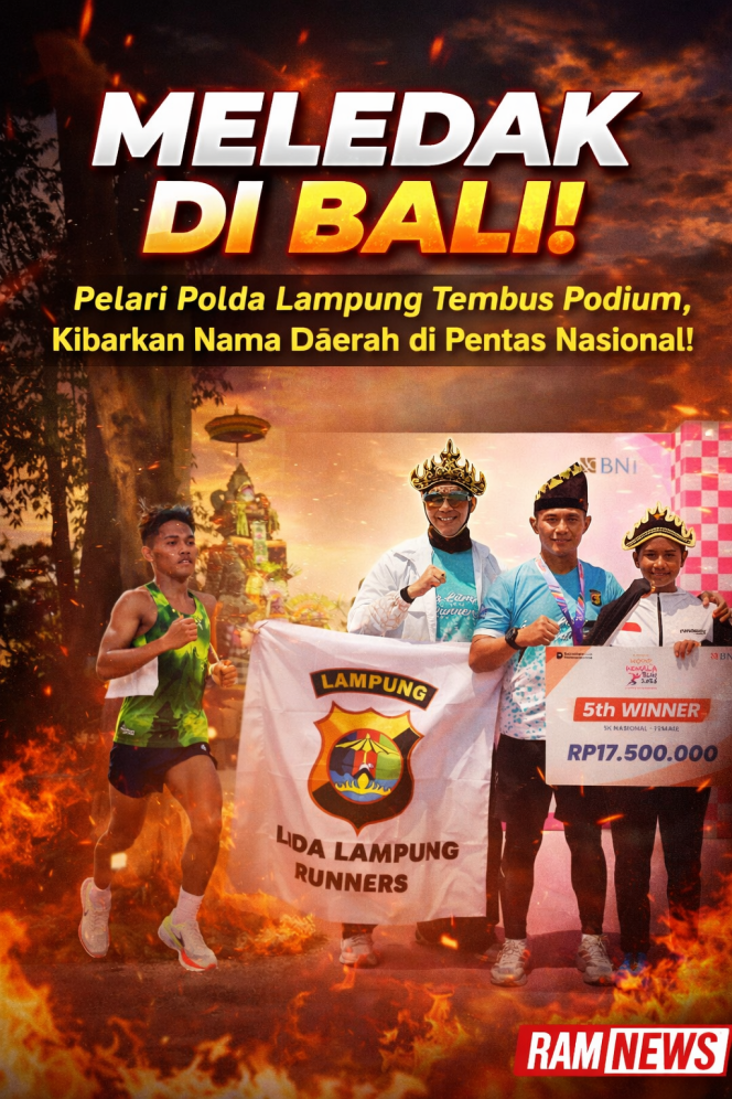 
					MELEDAK DI BALI! Pelari Polda Lampung Tembus Podium, Kibarkan Nama Daerah di Pentas Nasional!