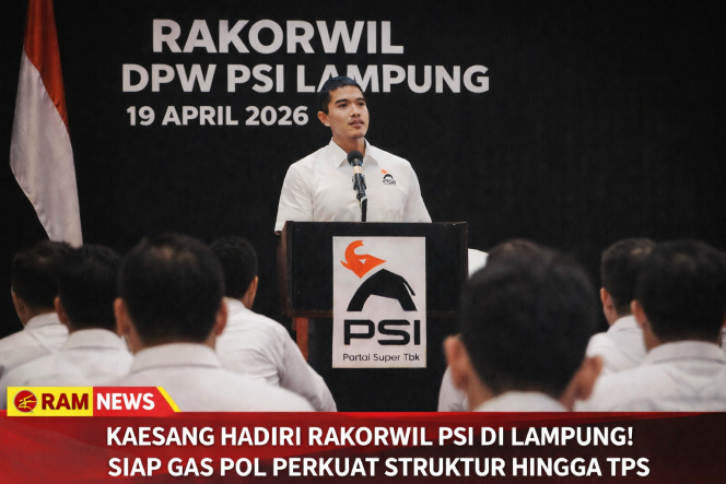 
					Kaesang Hadir Rakorwil PSI di Lampung!  Siap Gas Pol Perkuat Struktur Hingga TPS