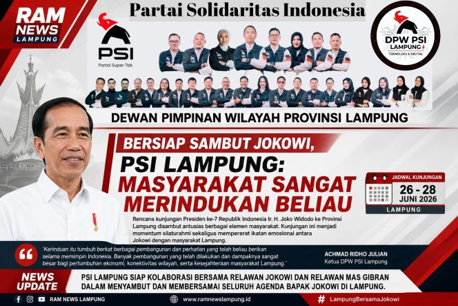 
					Lampung Bersiap Sambut Jokowi, Antusiasme Masyarakat Mengalir dari Berbagai Kalangan